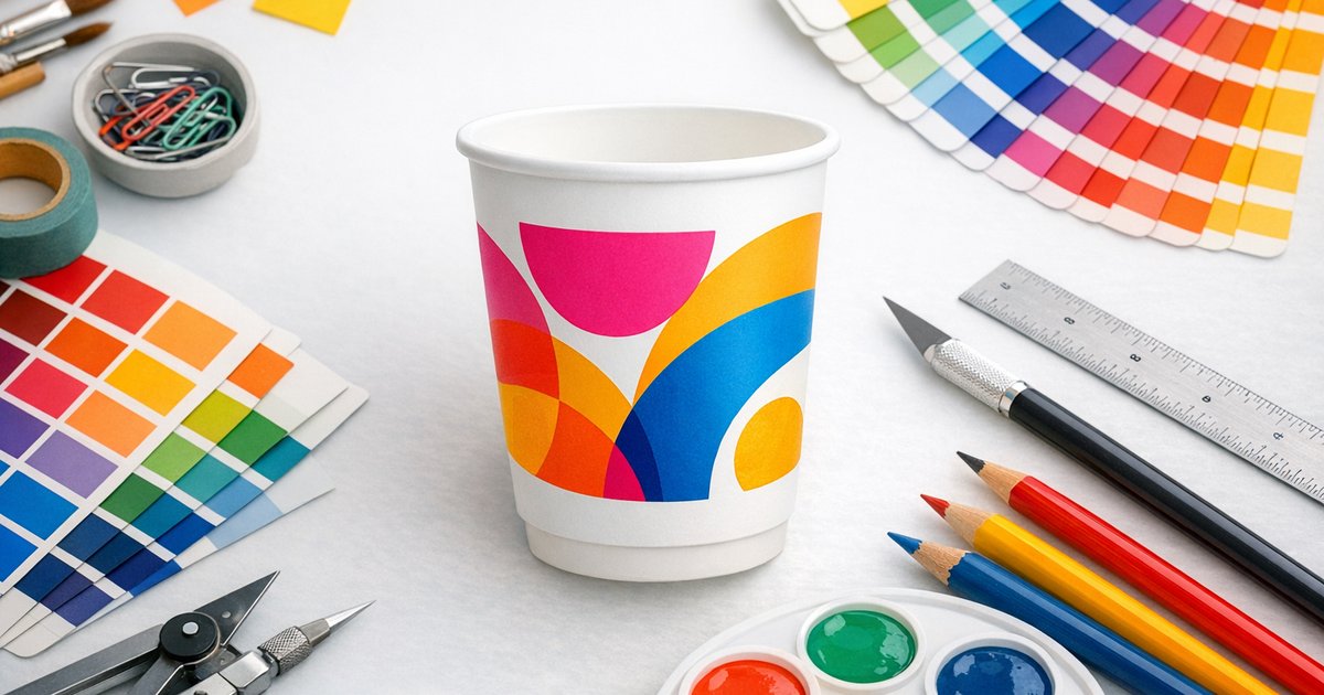 How to Make Your Brand Colours Pop on a Paper Cup