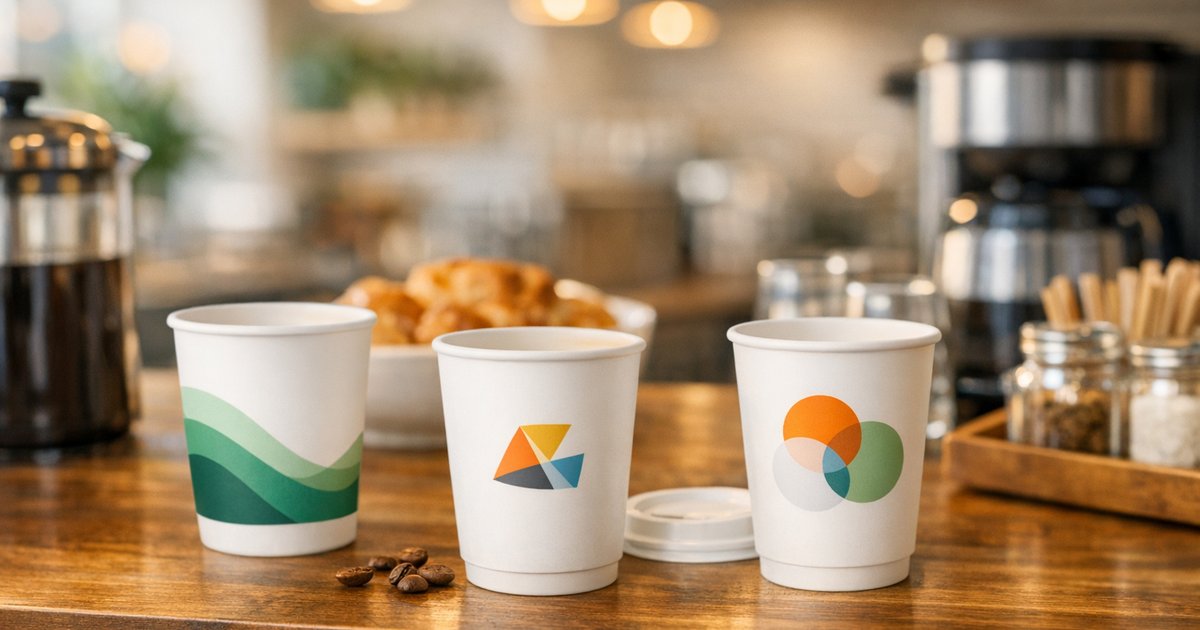 Branded Cups for Offices & Co-Working Spaces