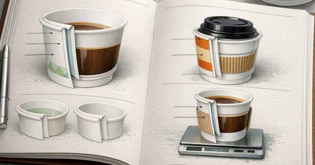 Glossary: Coffee Cup Terminology Explained (PE, PLA, GSM, Oz & More)