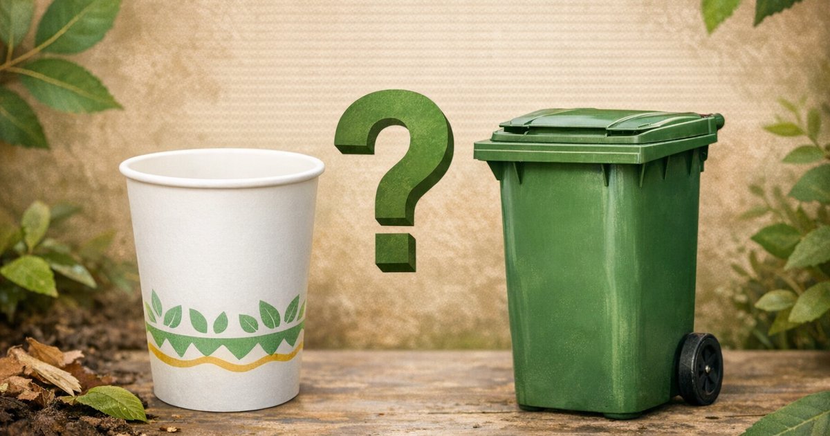 Can Compostable Cups Go in My Council Green Bin?