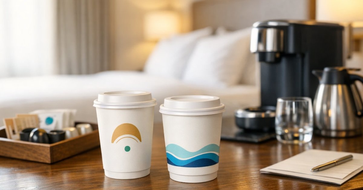 Custom Coffee Cups for Hotels & Accommodation