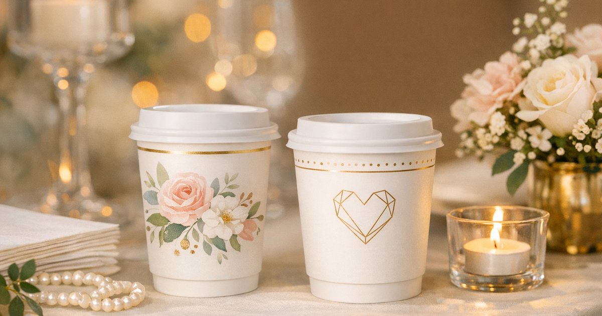 Wedding & Special Event Custom Coffee Cups