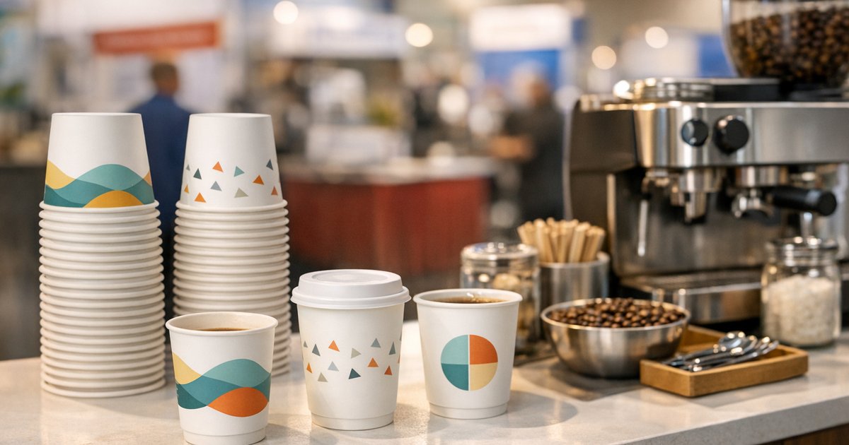 Promotional Coffee Cups for Trade Shows & Expos