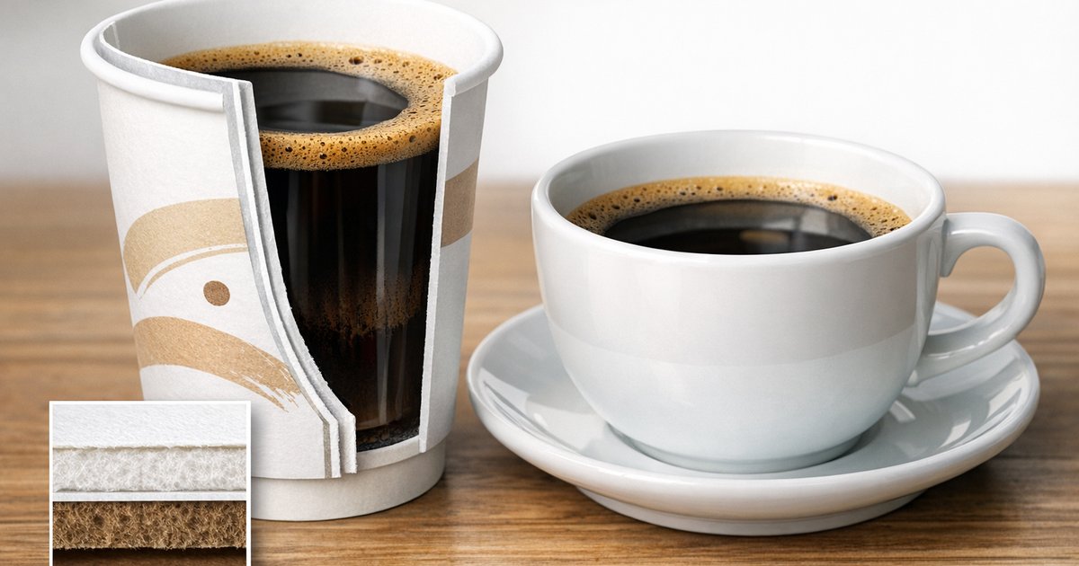 Does Coffee Taste Different in a Paper Cup? What Research Shows